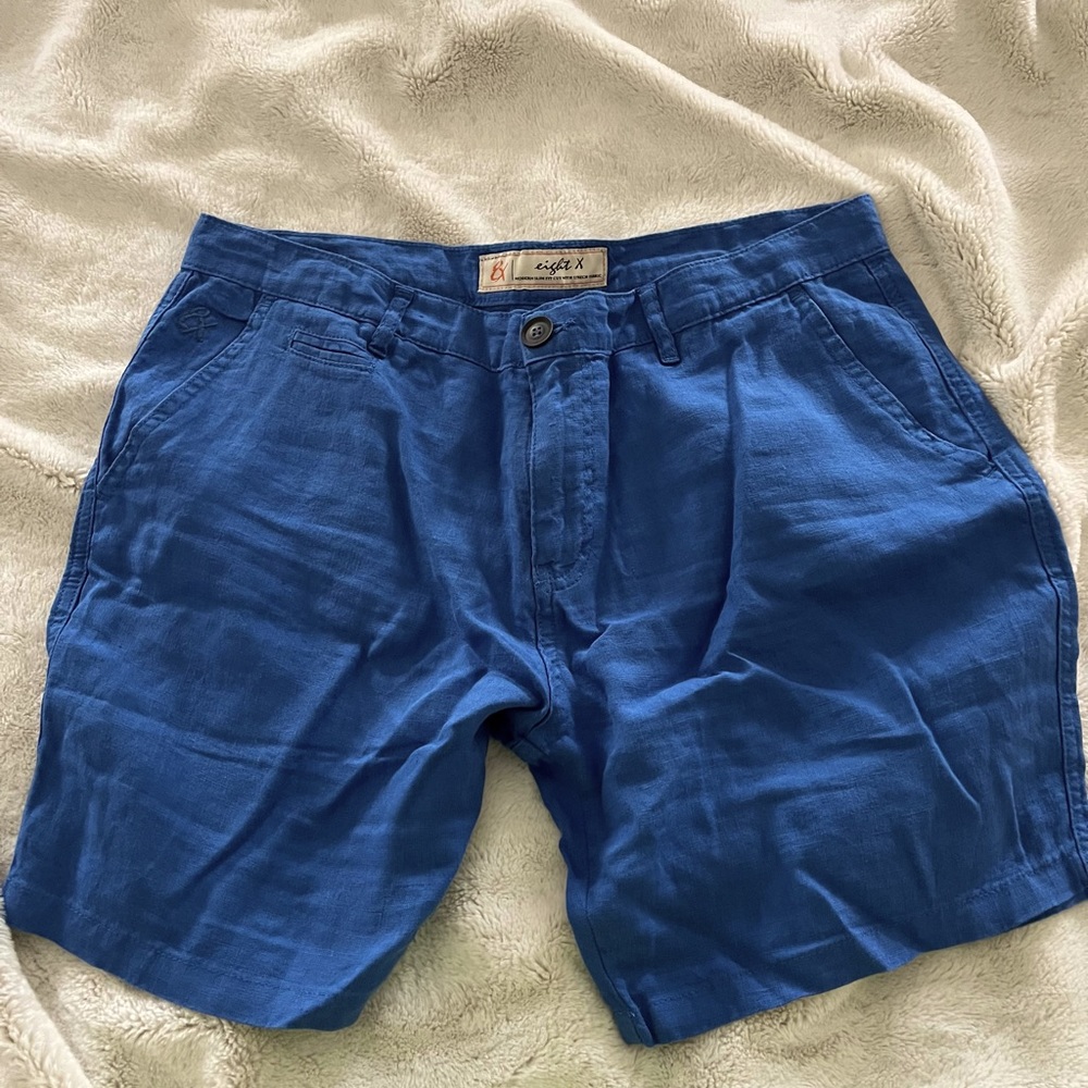 Eight X 100% linen shorts